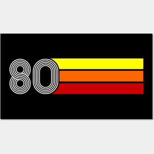Retro 1980 Posters and Art
